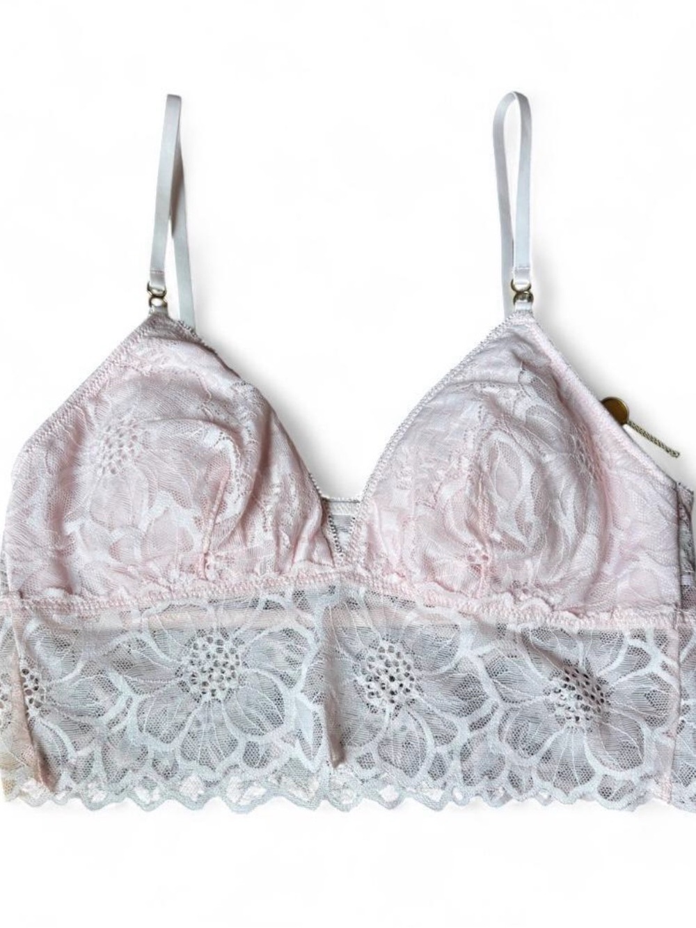 aerie Lace Bralette in Light Pink